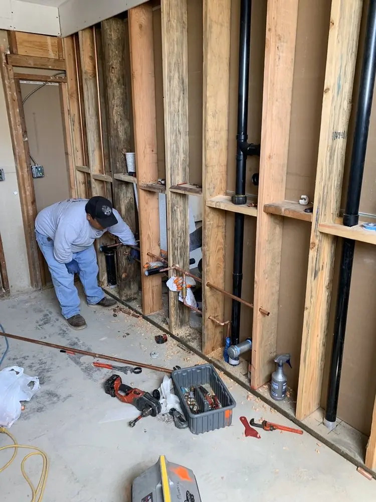 Commercial rough-in plumbing for Trenchless Sewer Repair in Manalapan